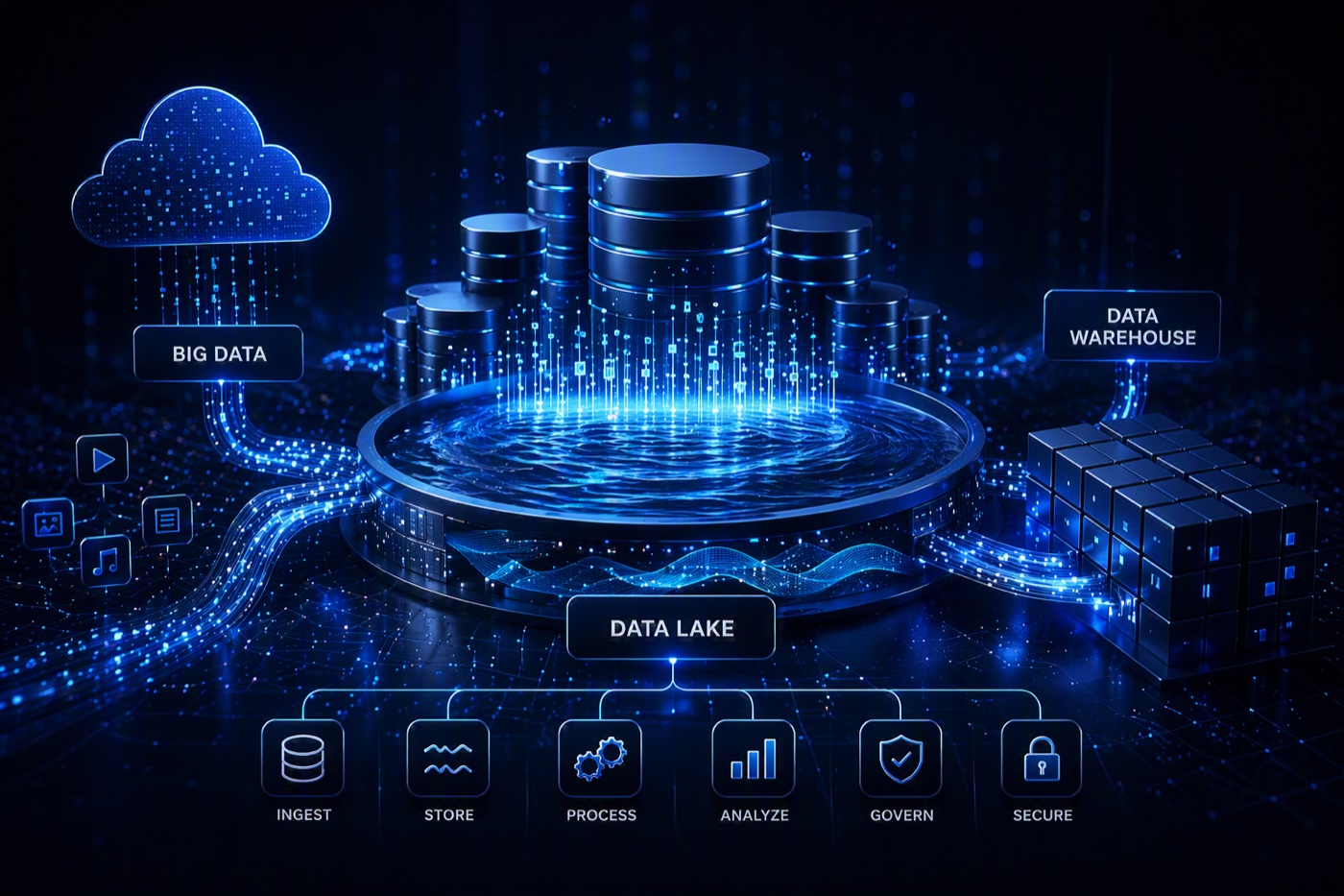Big Data, Lakes & Warehousing