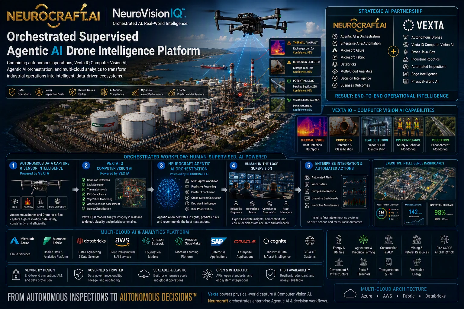 NeuroVisionIQ capability sheet — Drone Intelligence & Autonomous Operations